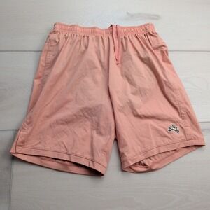 Tracksmith Session Shorts Mens XS Lined Drawstring Running 7" Zip Pocket Orange
